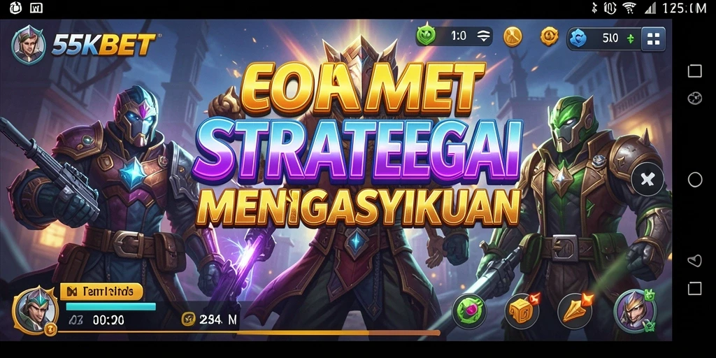 Tampilan utama gameplay 55KBET yang seru dan strategis.