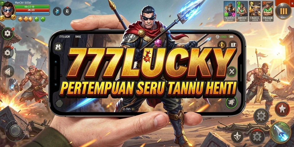 Tampilan gameplay seru dari 777LUCKY yang menantang.