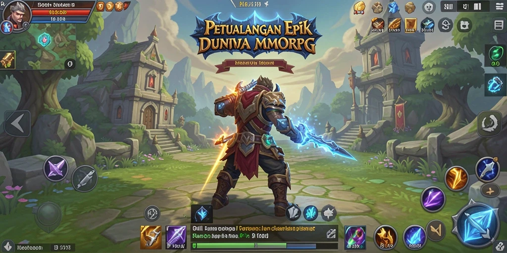Tampilan gameplay epik dari 8II yang mendebarkan.