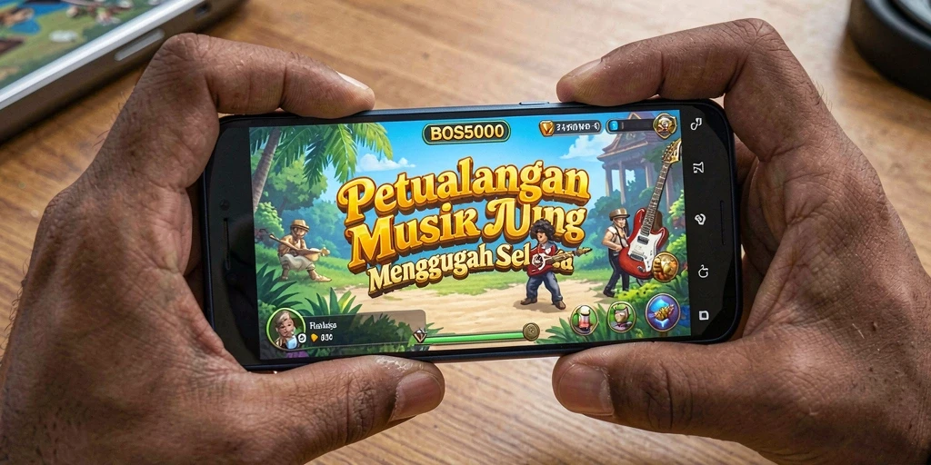 Tampilan gameplay seru dan interaktif dalam BOS5000.