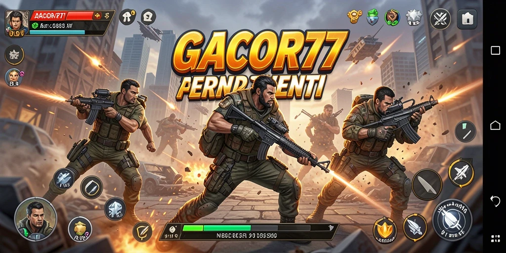 Gameplay GACOR77 yang seru dalam aksi pertempuran.