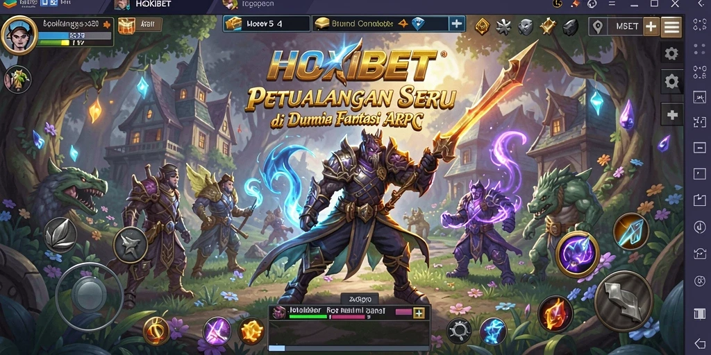 Tampilan permainan <strong>HOKIBET</strong> yang menakjubkan dalam aksi ARPG.