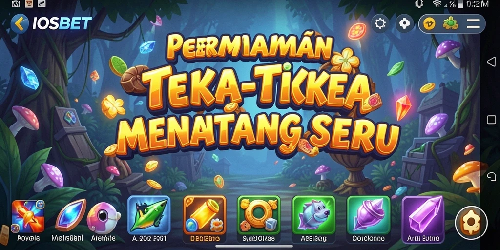 Gambaran gameplay seru dari IOSBET yang menantang pemain melalui teka-teki.