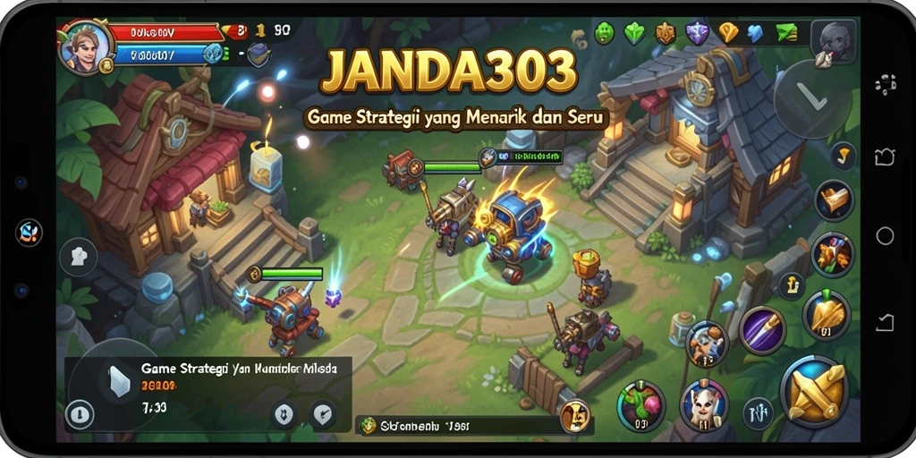 Tampilan gameplay seru dalam JANDA303 yang penuh strategi.