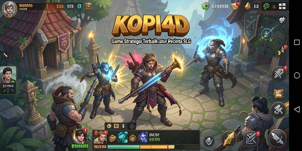 Tampilan gameplay seru dan menantang di KOPI4D.
