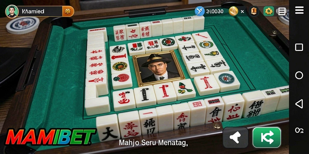 Screenshot MAMIBET menampilkan gameplay seru Mahjong.