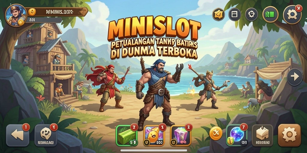 Gameplay MINISLOT yang seru dalam dunia Open World yang luas.
