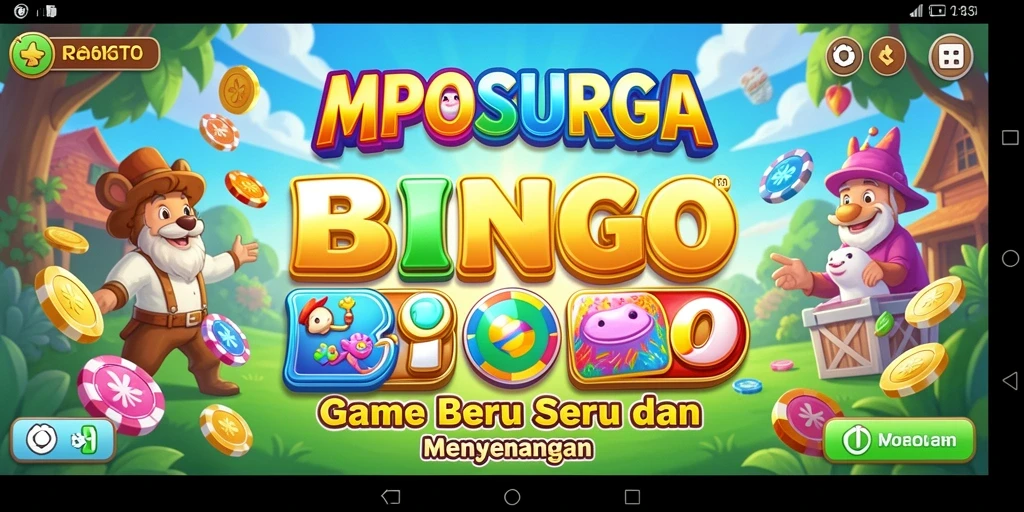 Tampilan gameplay seru di MPOSURGA yang penuh warna.
