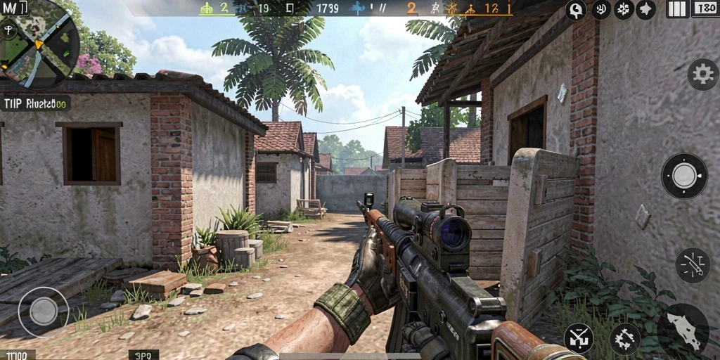Tampilan gameplay MVP789 yang menakjubkan dengan aksi menembak seru.