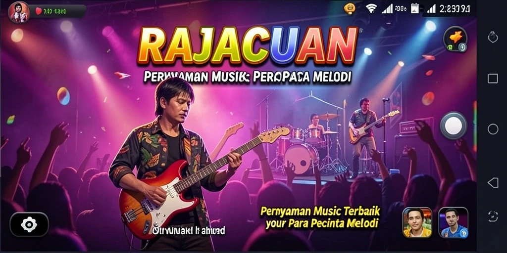 Tampilan gameplay RAJACUAN yang menarik dan interaktif.