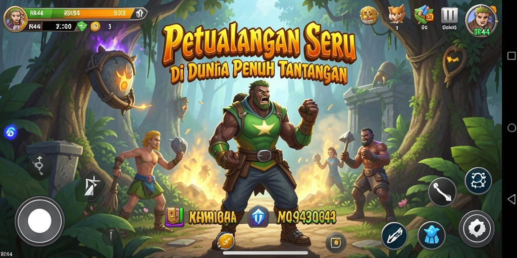 Tangkapan layar gameplay RR44 menunjukkan aksi menegangkan dalam petualangan yang seru.
