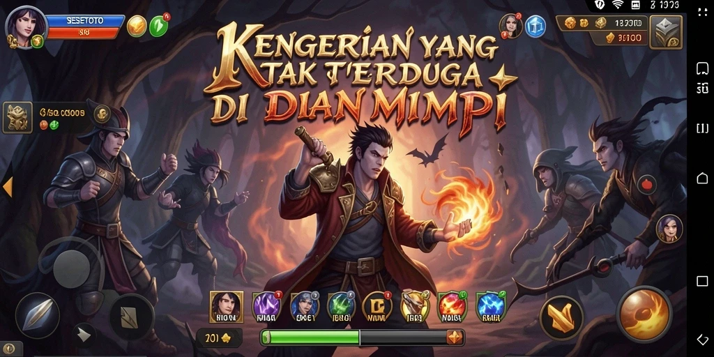 Screenshot utama SESETOTO menunjukkan suasana mencekam dalam gameplay Horror.