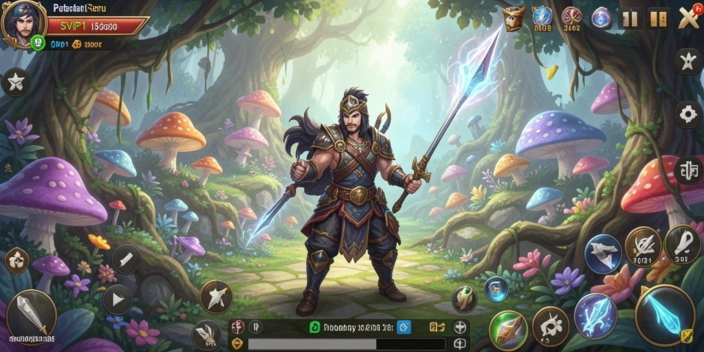 Gameplay seru dan menantang saat menjelajahi dunia SVIP1.