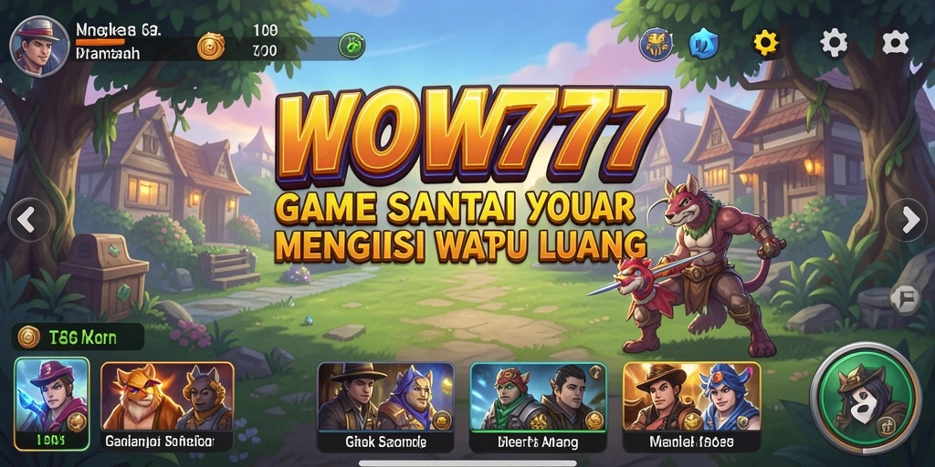 Screenshot WOW77 menampilkan gameplay santai yang mengasyikkan.